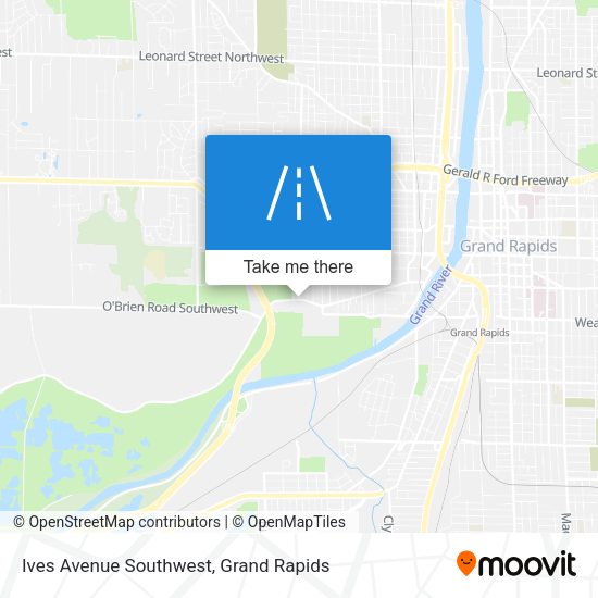 Mapa de Ives Avenue Southwest