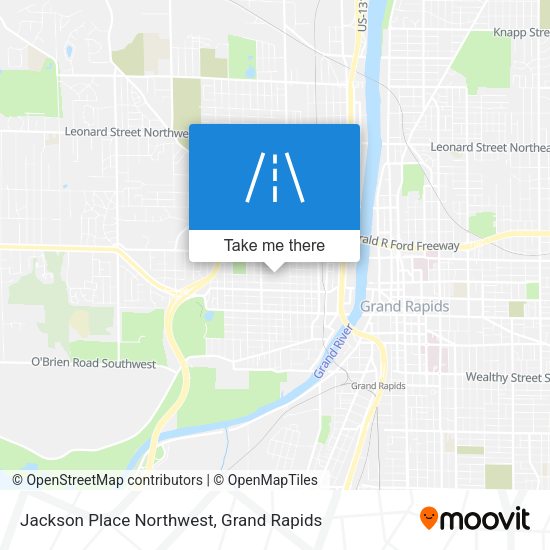 Mapa de Jackson Place Northwest