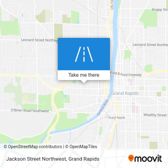 Jackson Street Northwest map