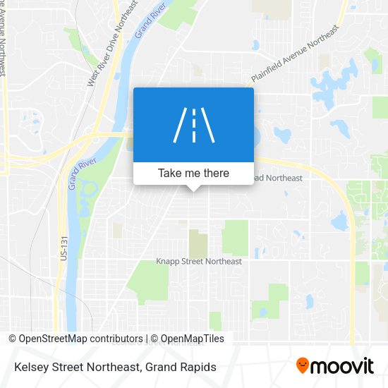 Mapa de Kelsey Street Northeast