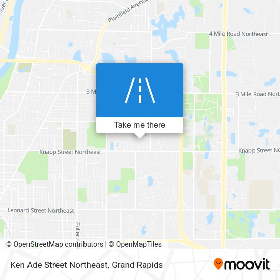 Ken Ade Street Northeast map