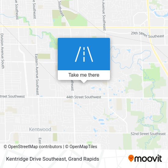 Mapa de Kentridge Drive Southeast