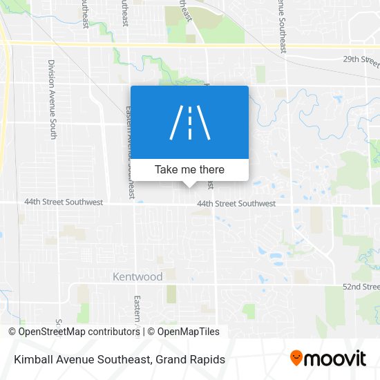 Kimball Avenue Southeast map