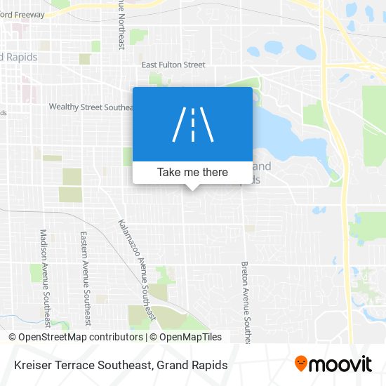 Kreiser Terrace Southeast map