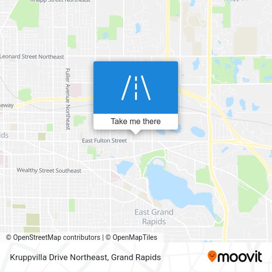 Mapa de Kruppvilla Drive Northeast