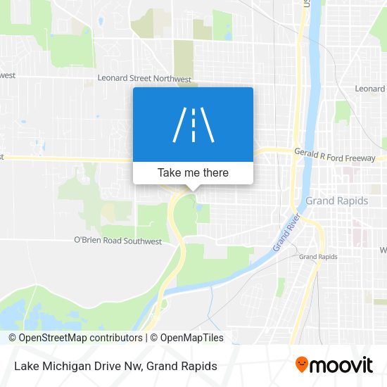 Lake Michigan Drive Nw map