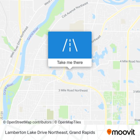 Mapa de Lamberton Lake Drive Northeast