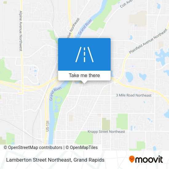 Lamberton Street Northeast map