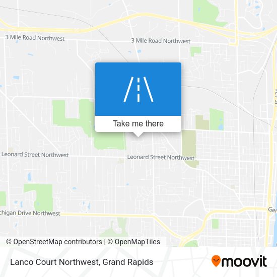 Lanco Court Northwest map