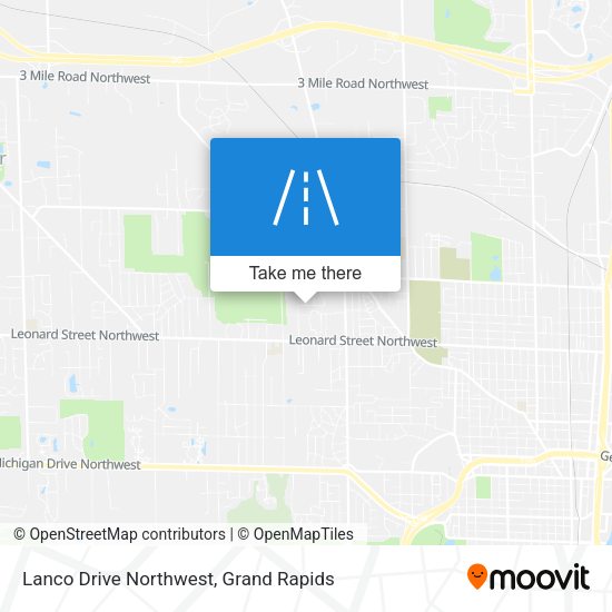 Lanco Drive Northwest map