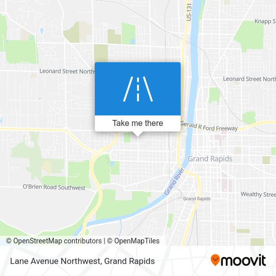 Lane Avenue Northwest map