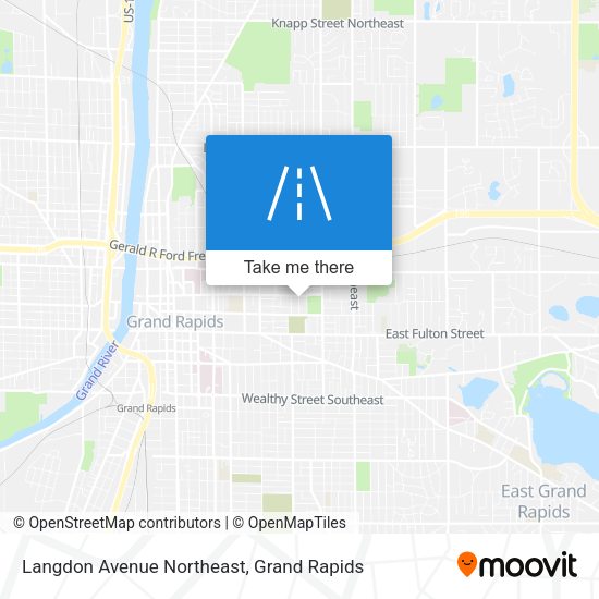 Langdon Avenue Northeast map