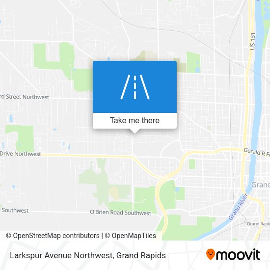 Mapa de Larkspur Avenue Northwest