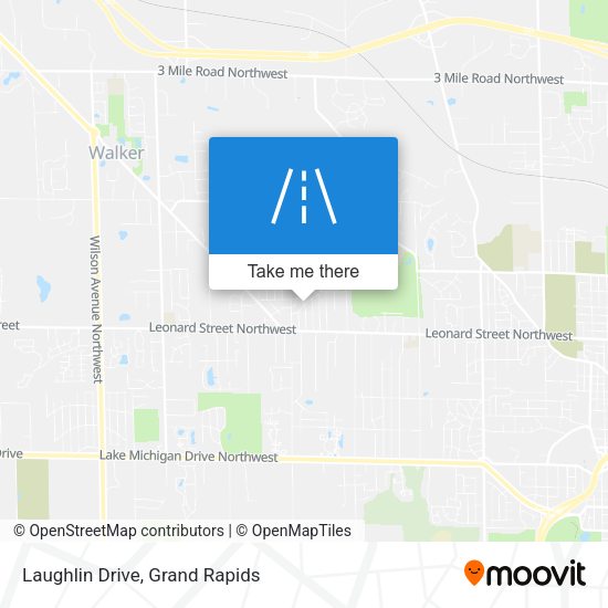 Laughlin Drive map