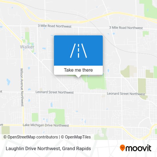 Laughlin Drive Northwest map
