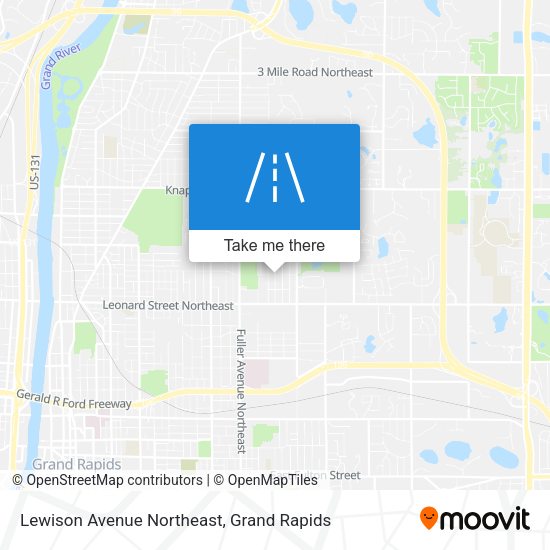 Mapa de Lewison Avenue Northeast