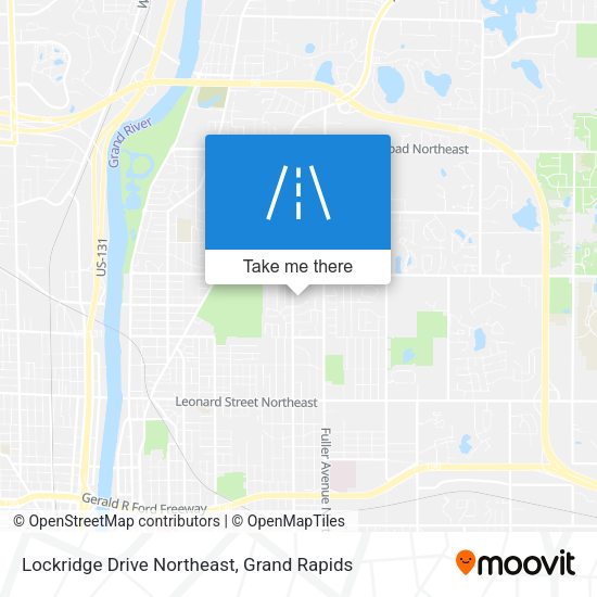 Lockridge Drive Northeast map