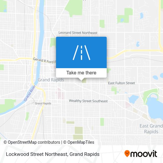 Mapa de Lockwood Street Northeast