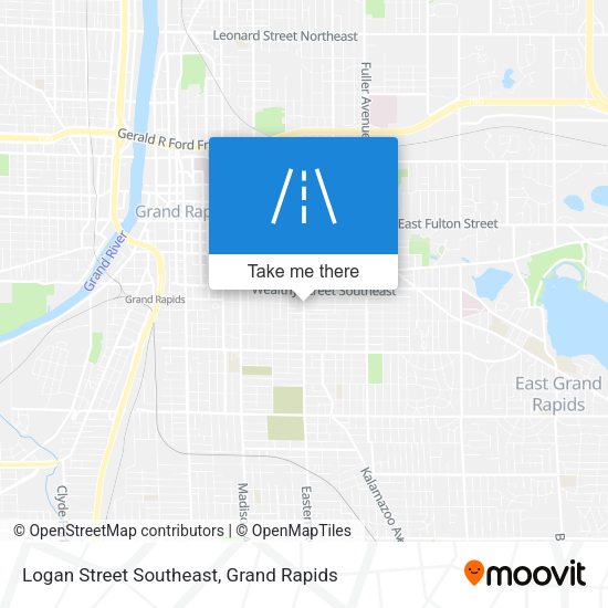 Mapa de Logan Street Southeast