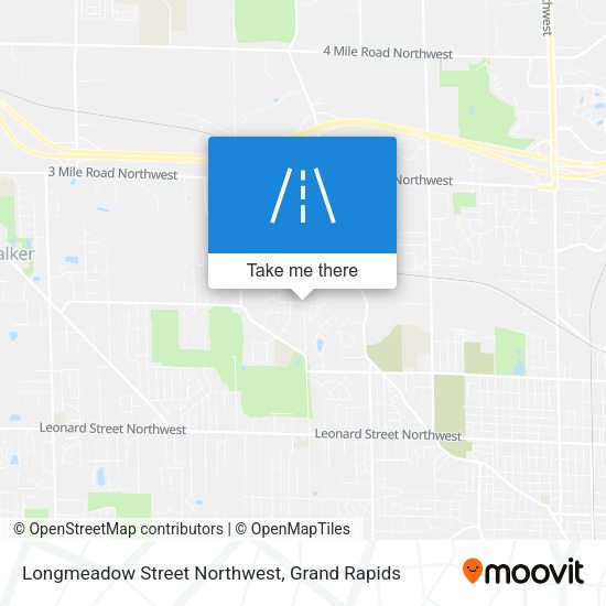 Mapa de Longmeadow Street Northwest