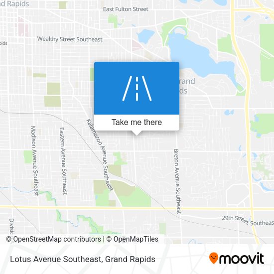 Lotus Avenue Southeast map