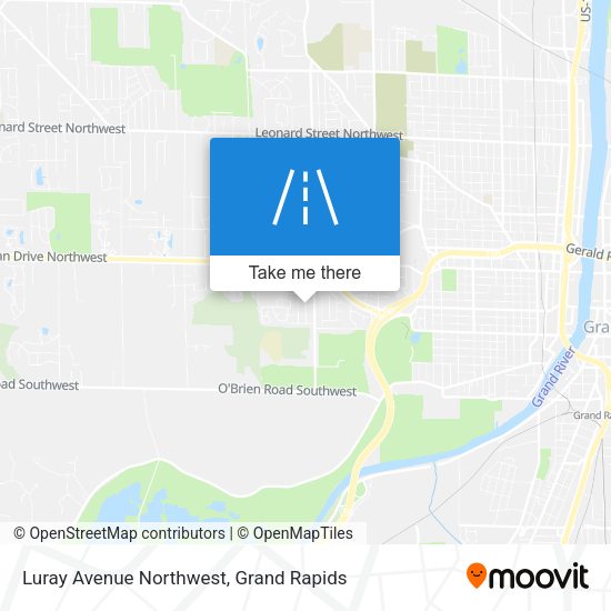 Luray Avenue Northwest map