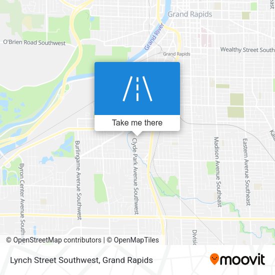 Mapa de Lynch Street Southwest