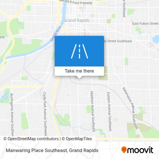 Mapa de Manwaring Place Southeast