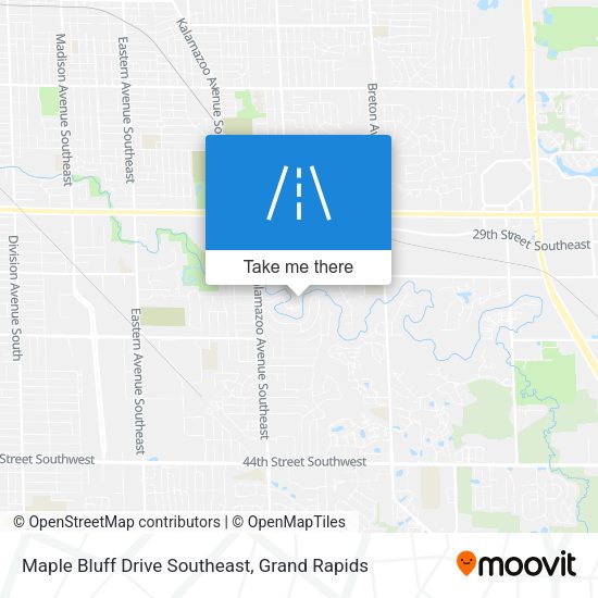 Maple Bluff Drive Southeast map