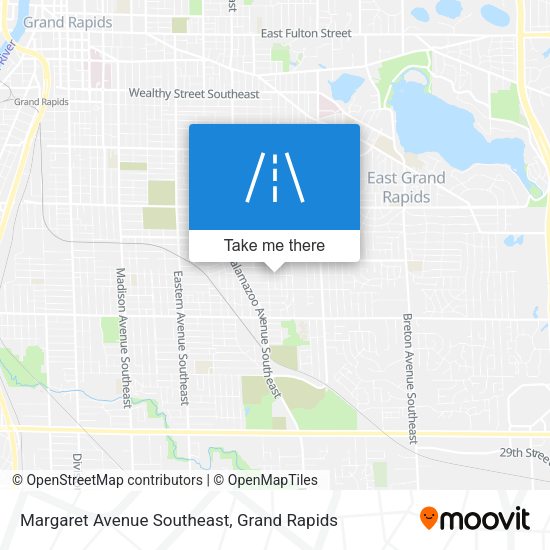 Mapa de Margaret Avenue Southeast