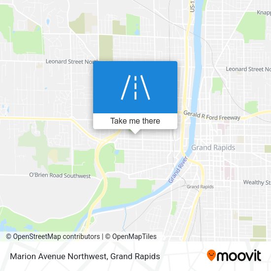 Marion Avenue Northwest map