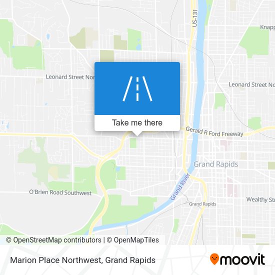 Mapa de Marion Place Northwest