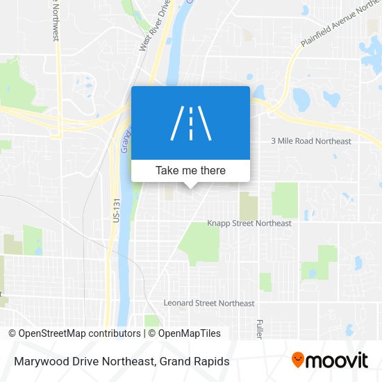 Mapa de Marywood Drive Northeast