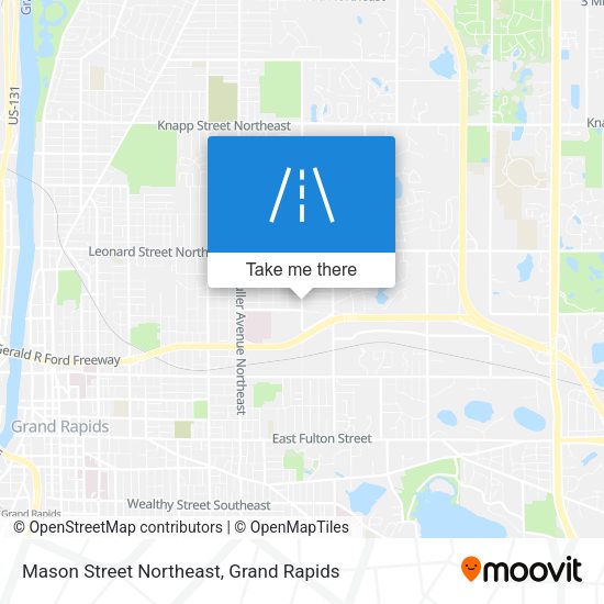 Mason Street Northeast map