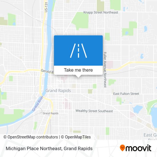 Michigan Place Northeast map