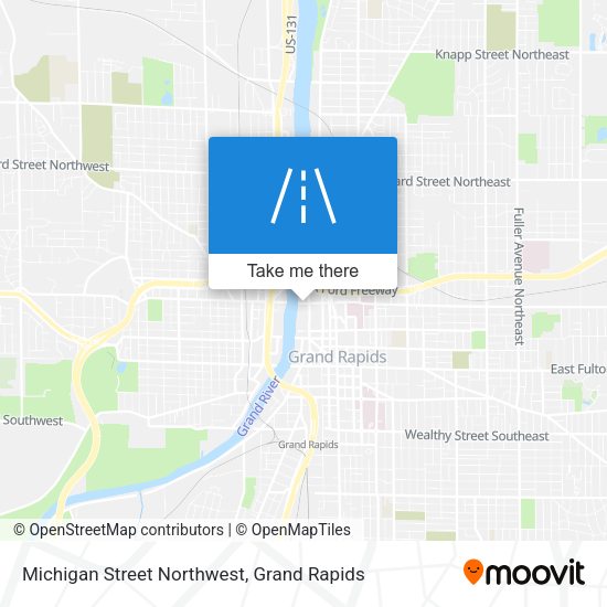 Michigan Street Northwest map