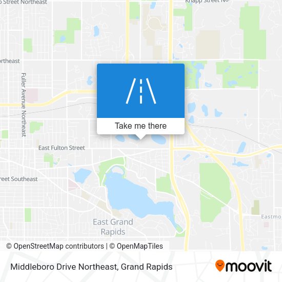 Mapa de Middleboro Drive Northeast