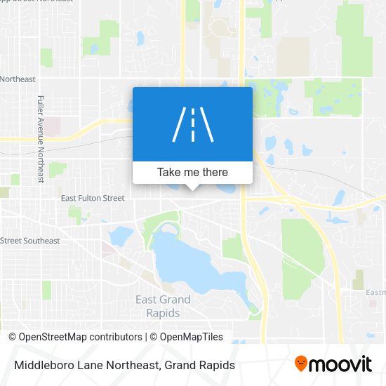 Mapa de Middleboro Lane Northeast