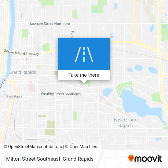 Milton Street Southeast map