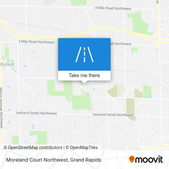 Moreland Court Northwest map