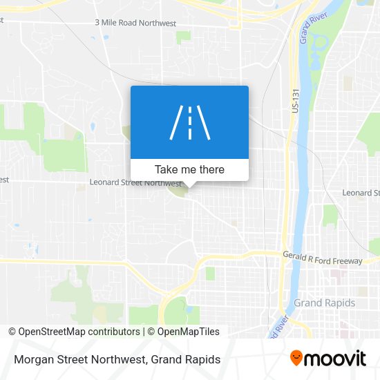 Morgan Street Northwest map