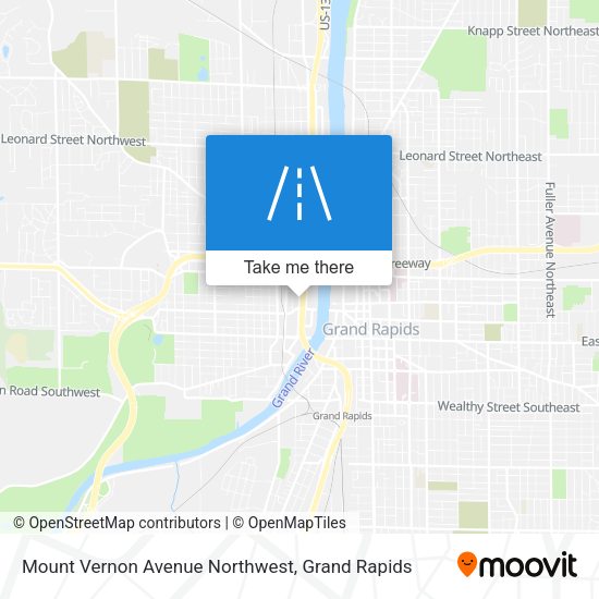 Mount Vernon Avenue Northwest map