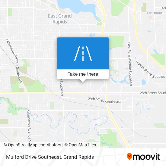 Mapa de Mulford Drive Southeast