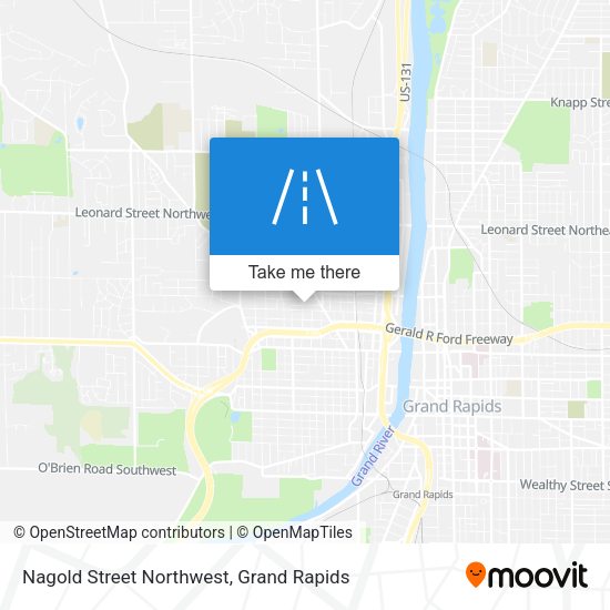 Nagold Street Northwest map