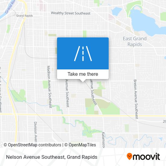 Mapa de Nelson Avenue Southeast