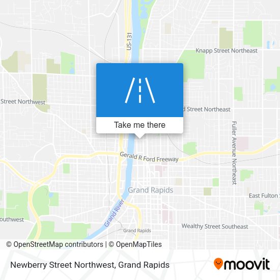 Newberry Street Northwest map