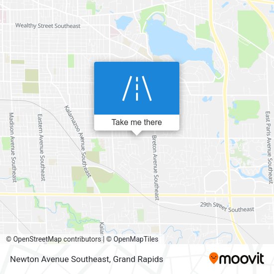 Newton Avenue Southeast map