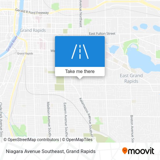 Niagara Avenue Southeast map