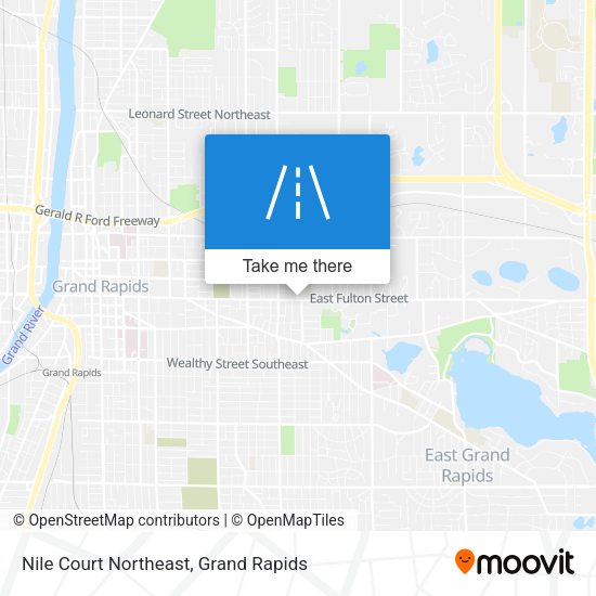 Mapa de Nile Court Northeast