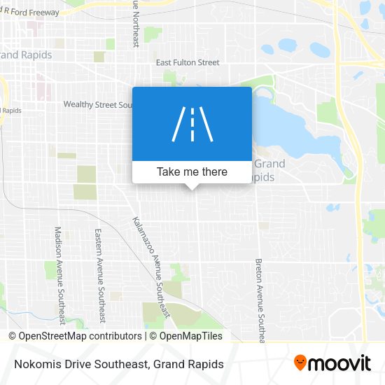 Nokomis Drive Southeast map